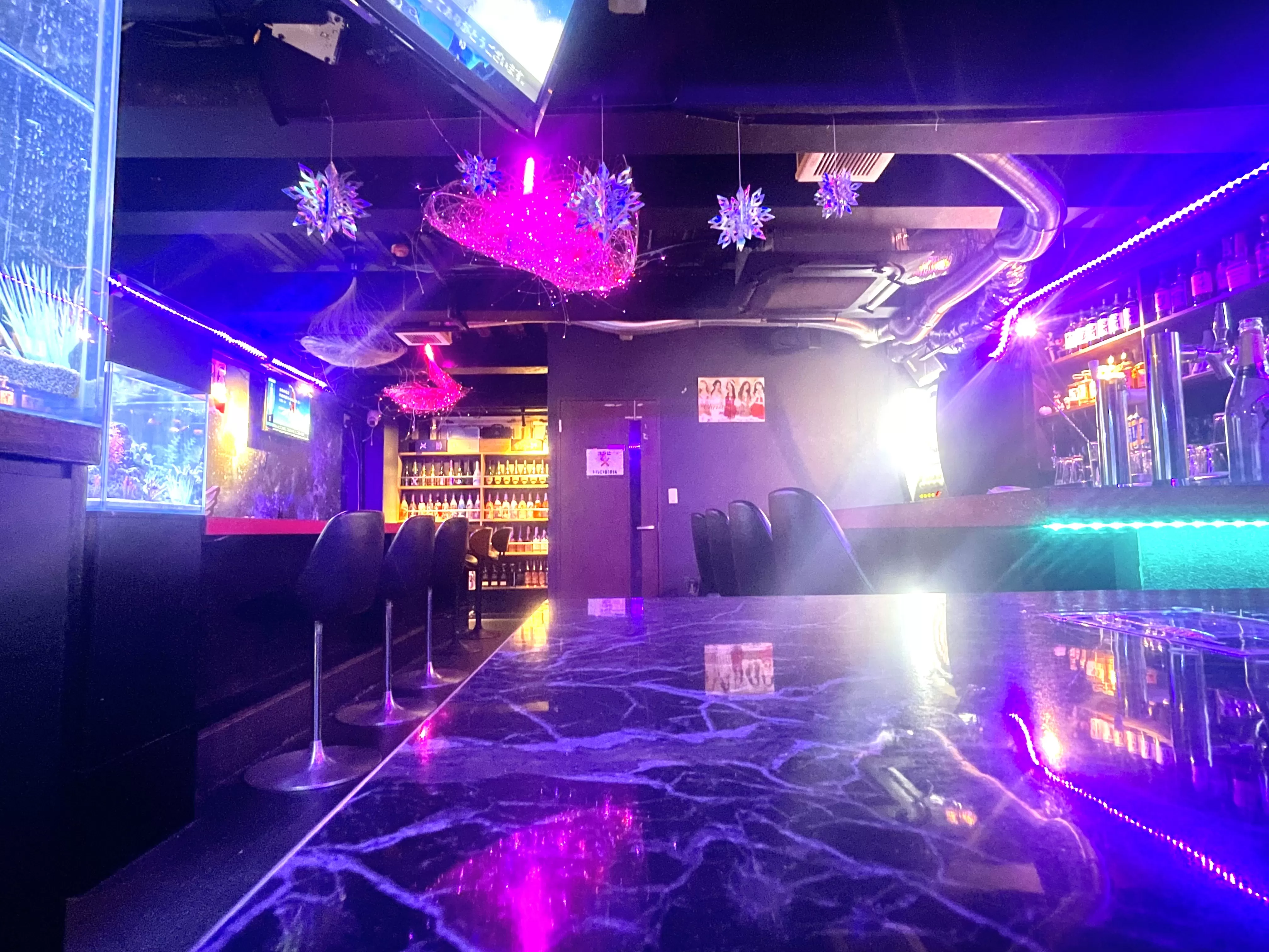 AQUA BARの店内写真