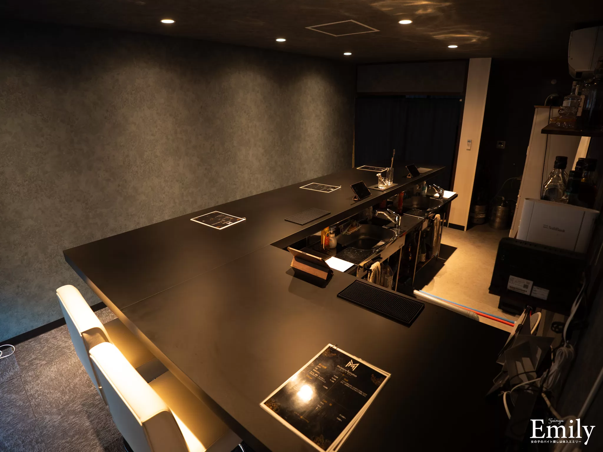 monochromeの店内写真