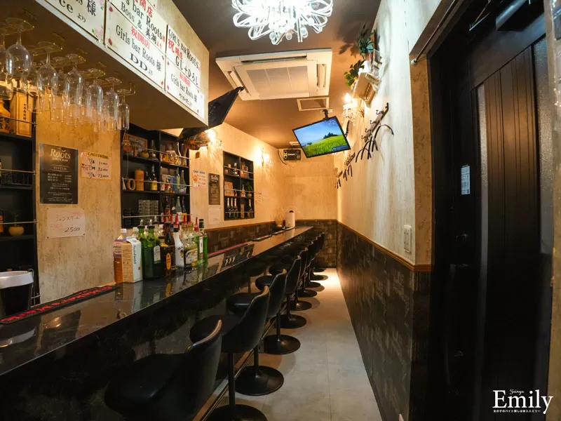 GirlsBar Rootsの店内写真