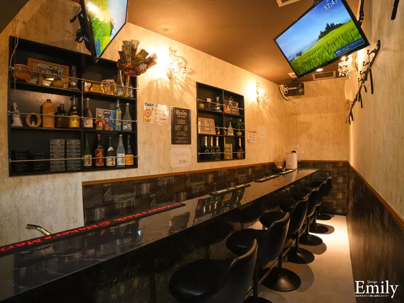 GirlsBar Rootsの店内写真