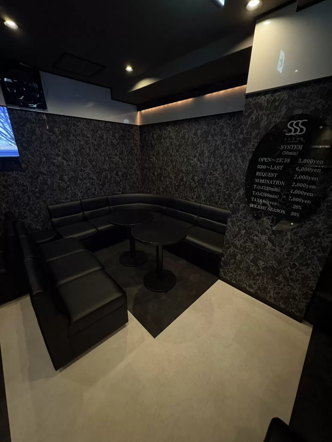 LOUNGE　SCENEの店内写真