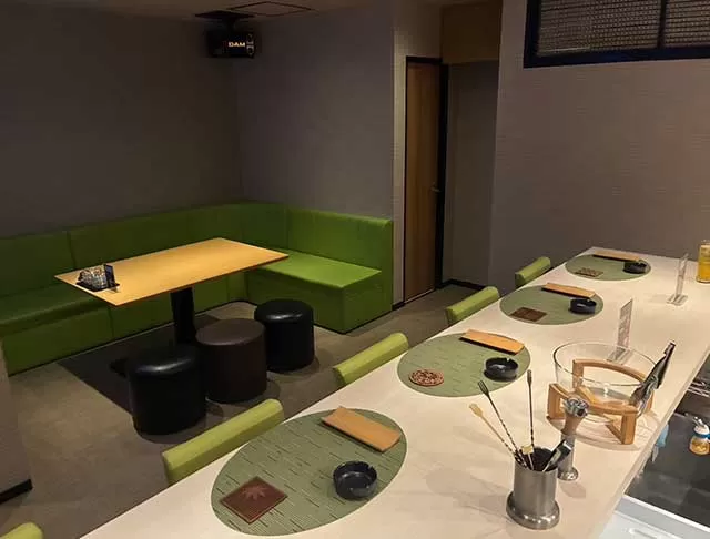 利休の店内写真